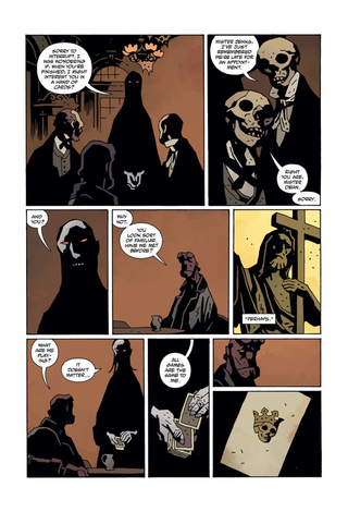Illustration for article titled Mike Mignola gives a tour of Hellboy In Hell’s risky first five issues